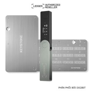 Combo Ledger Nano X + Bảng thép